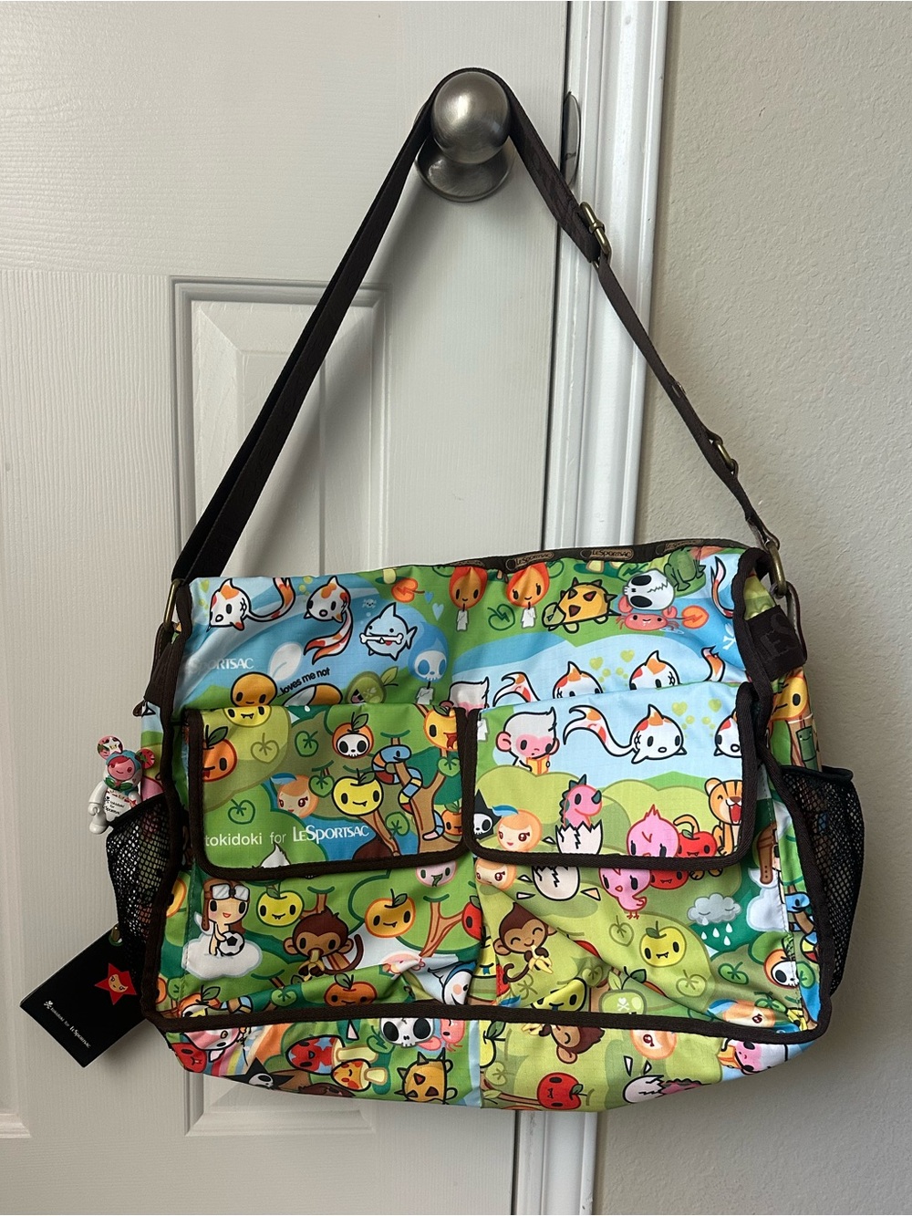 NWT Vintage Tokidoki x Lesportsac Foresta Cucciolo  Messenger Bag Y2K with Qee